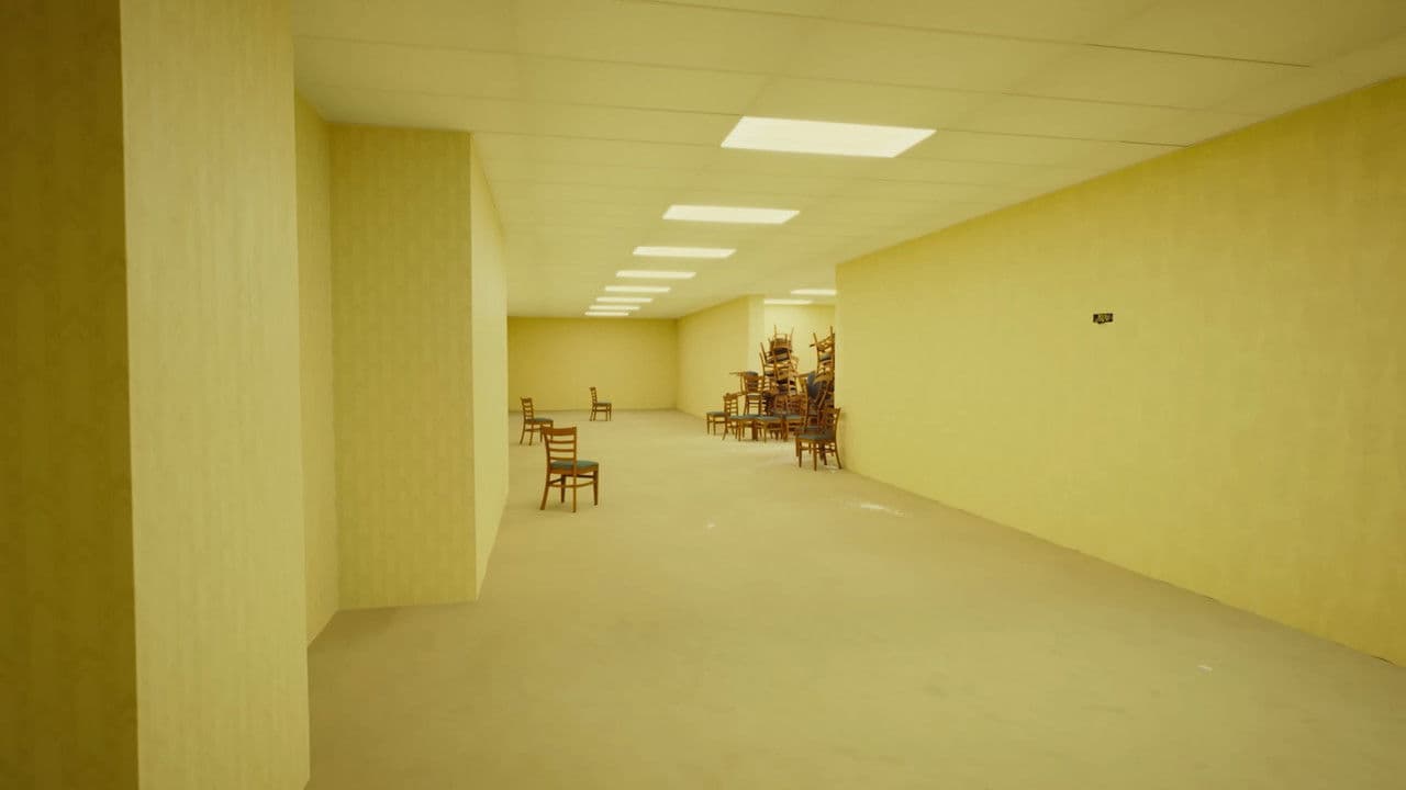 An image from Backrooms