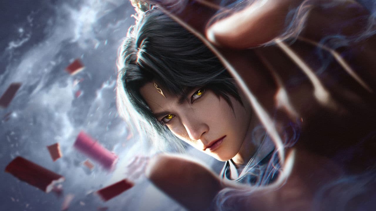 An image from Shrounding the Heavens Movie：Fighting Against Wang Teng with Copper Coffin