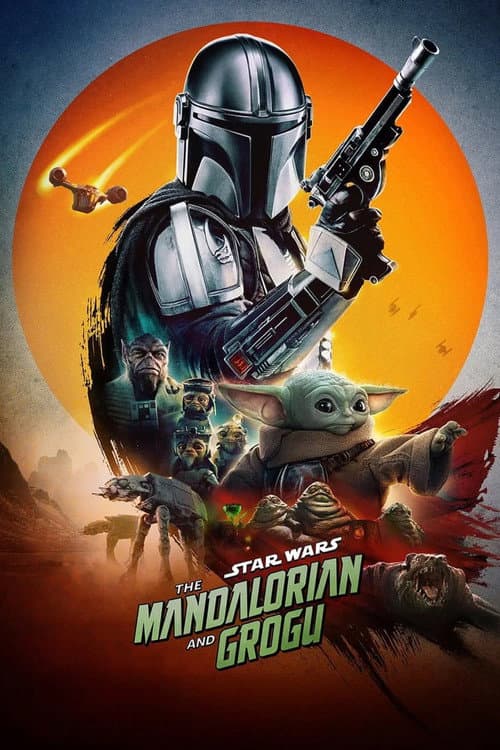 The poster of The Mandalorian and Grogu